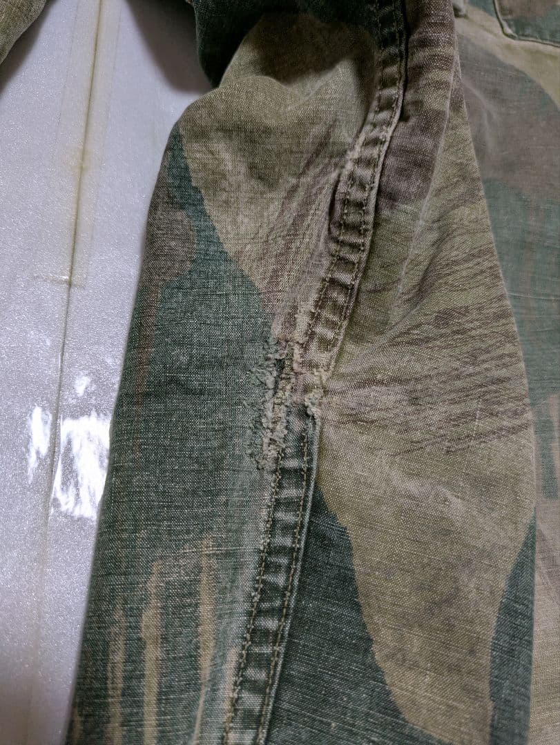 50s ベルギー軍 ブラッシュカモパンツ ビンテージ ユーロ ミリタリー