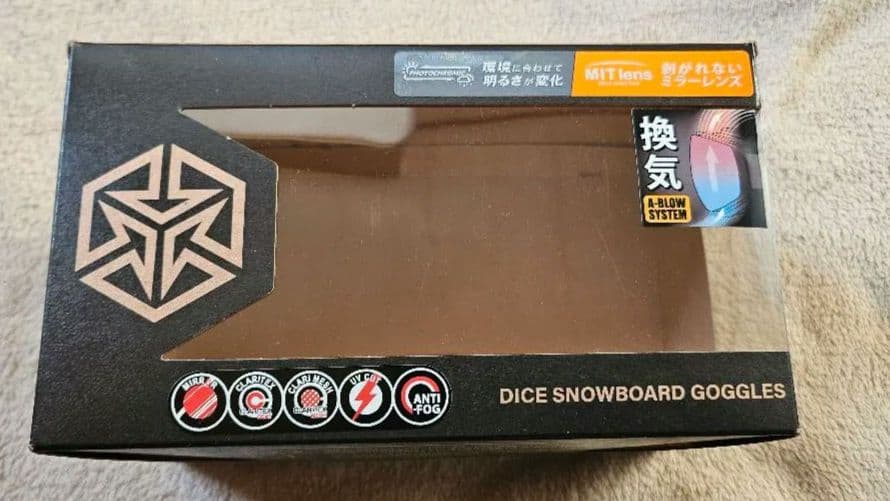 DICE　 バンク　ゴーグル