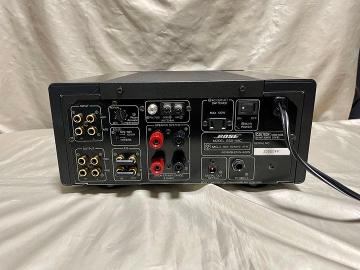 BOSE SSS-1MC 極美品 レンズ、ベルト、ギヤ新品 オーバーホール済み