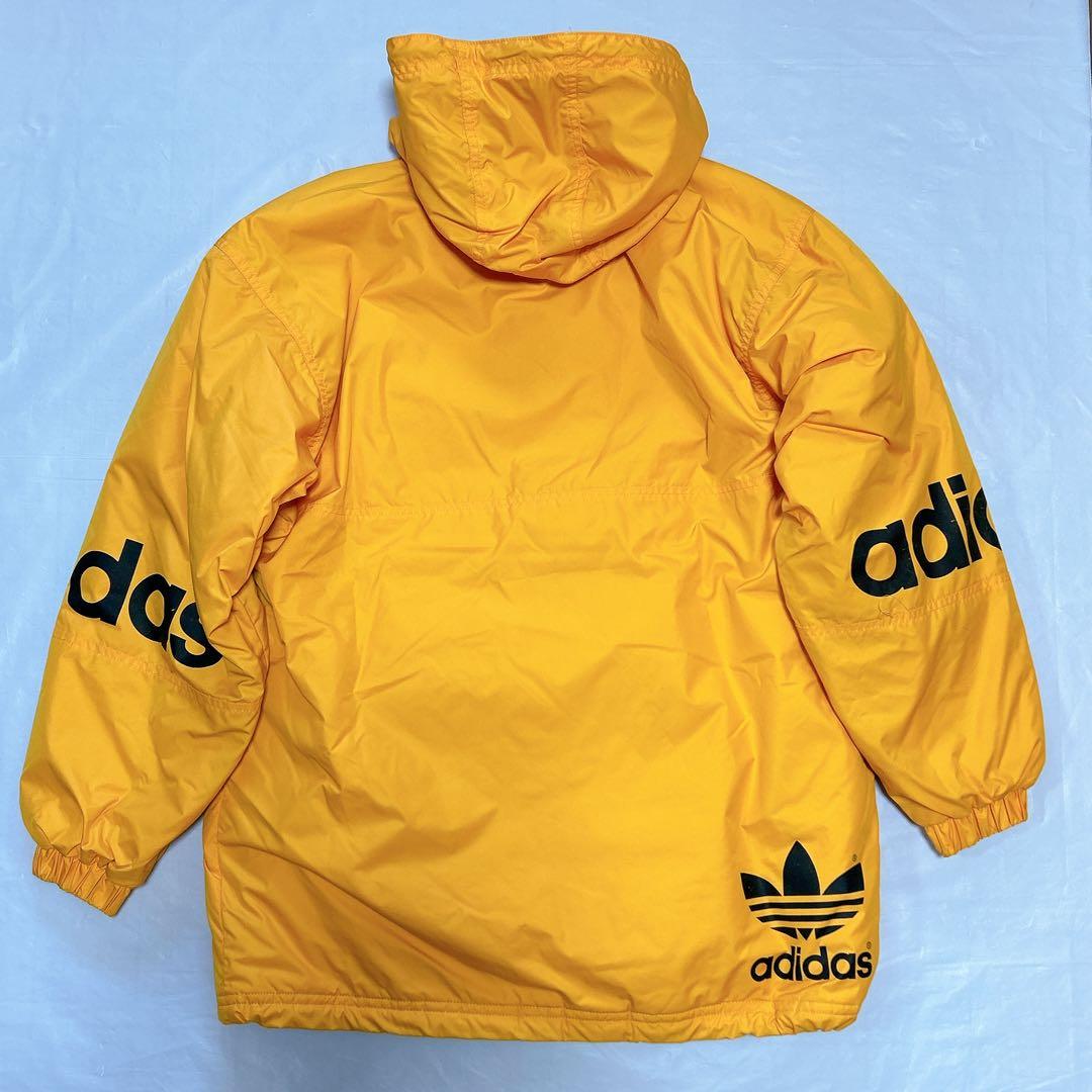 【希少】adidas スキーウェア 上下＋グローブ イエロー×ブルー 140cm