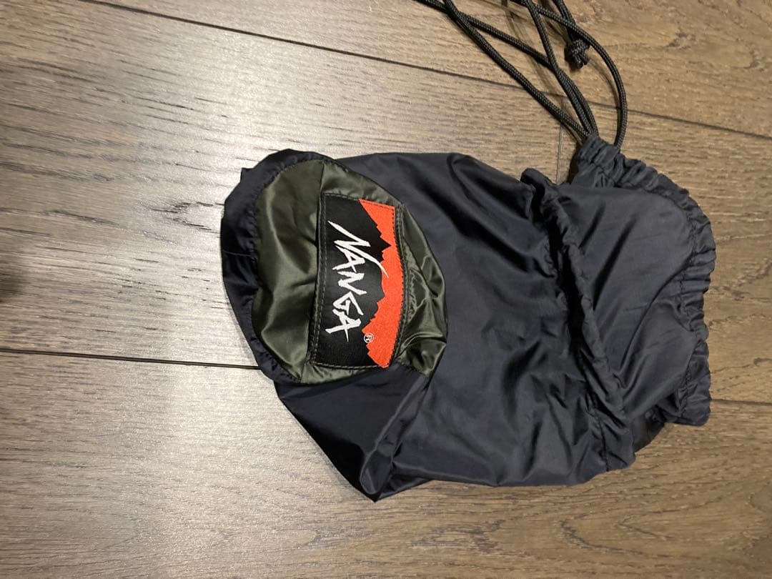 ナンガ　WIND AND SEA 寝袋 オリーブグリーン　夏用