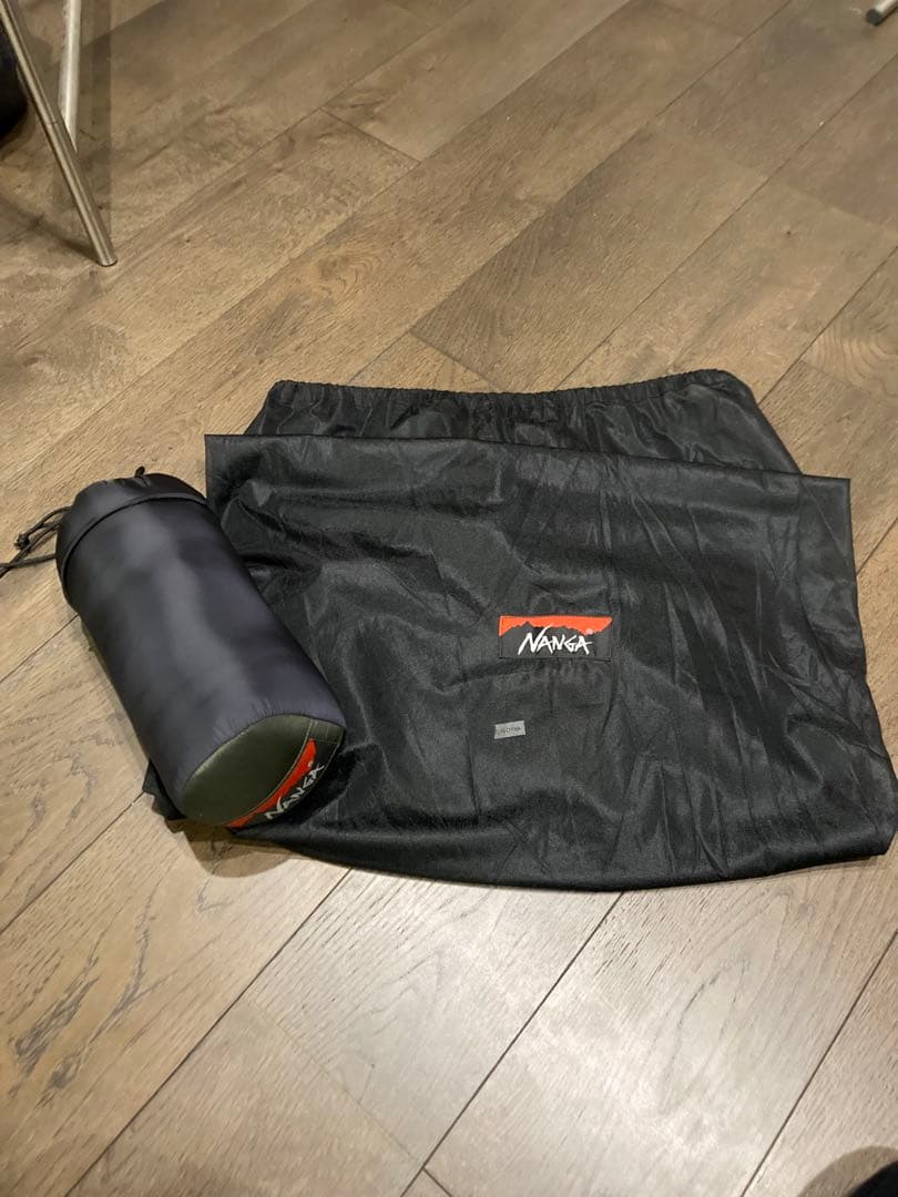 ナンガ　WIND AND SEA 寝袋 オリーブグリーン　夏用