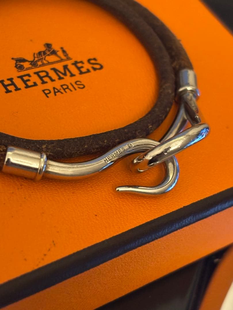 HERMES エルメス ジャンボ マルジェラ期 二重巻きブレスレット チョーカー