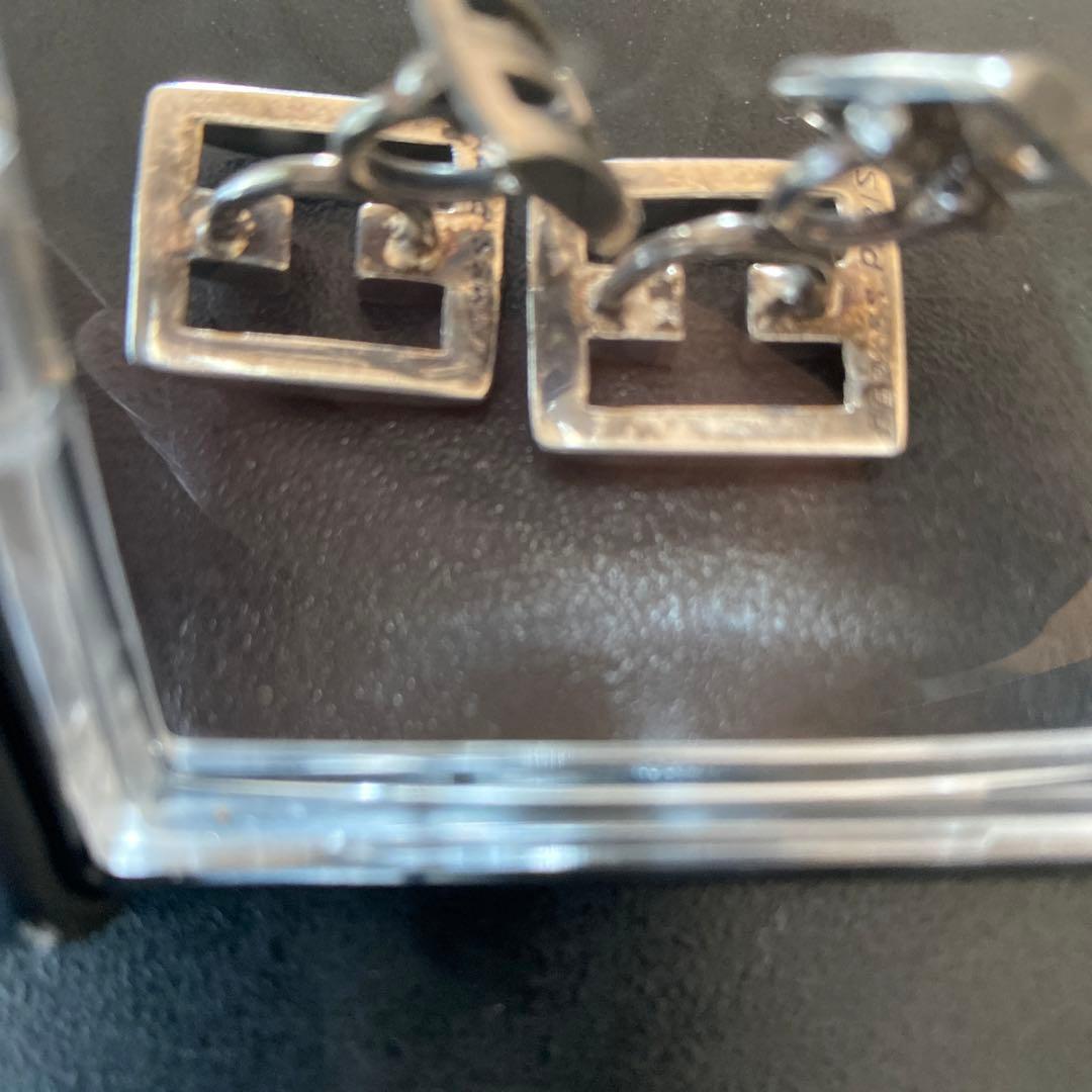 エルメス、舵輪と錨デザインのカフリンクス 3ペア