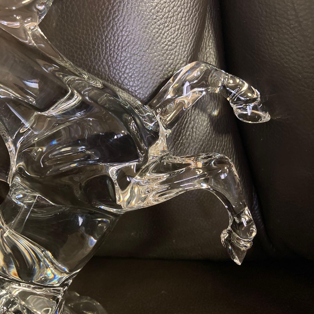 Baccarat バカラ いななく馬 跳ね馬 ジャンピングホース 置物 - メルカリ