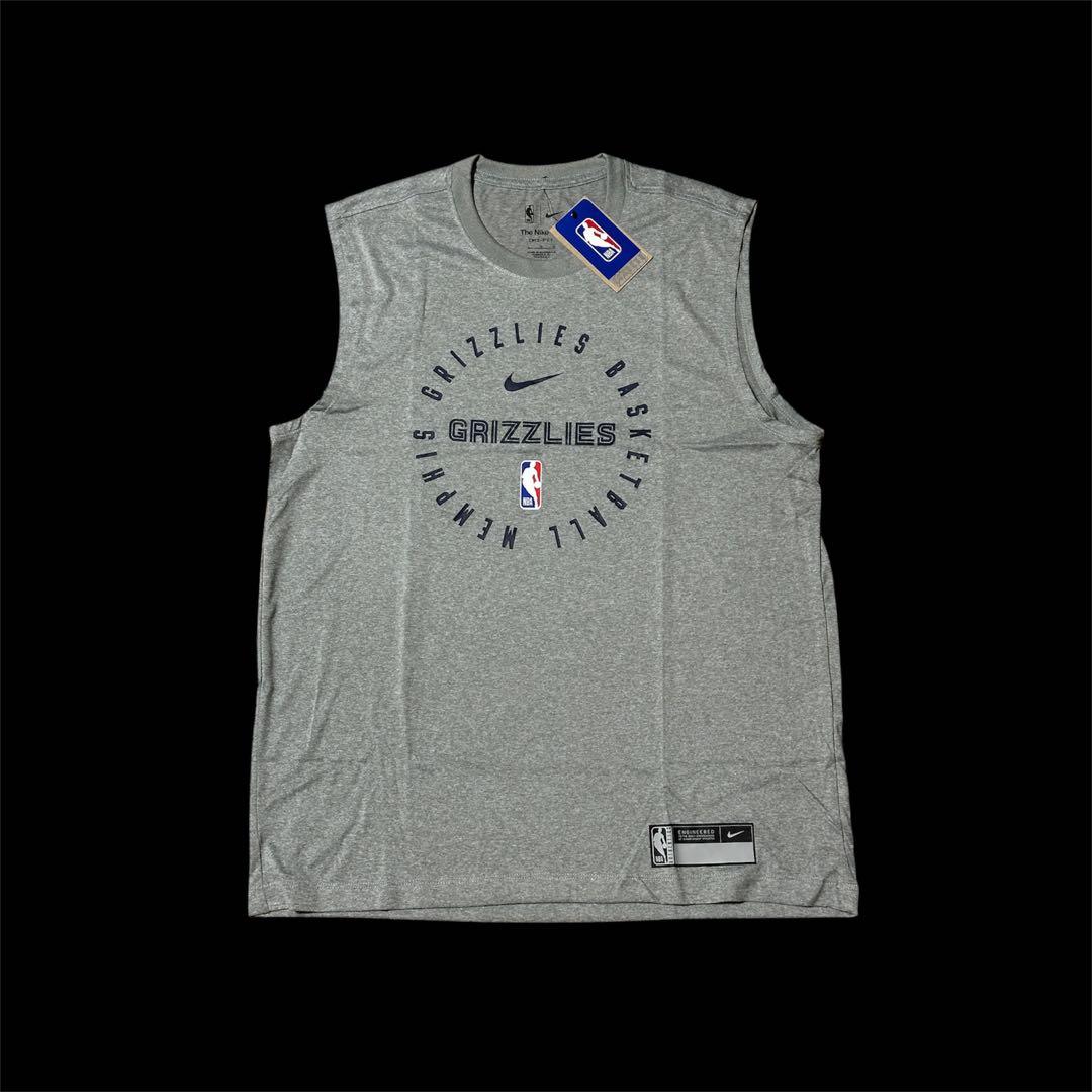 ナイキグリズリーズNBA25シーズン選手支給品プラクティスノースリーブM