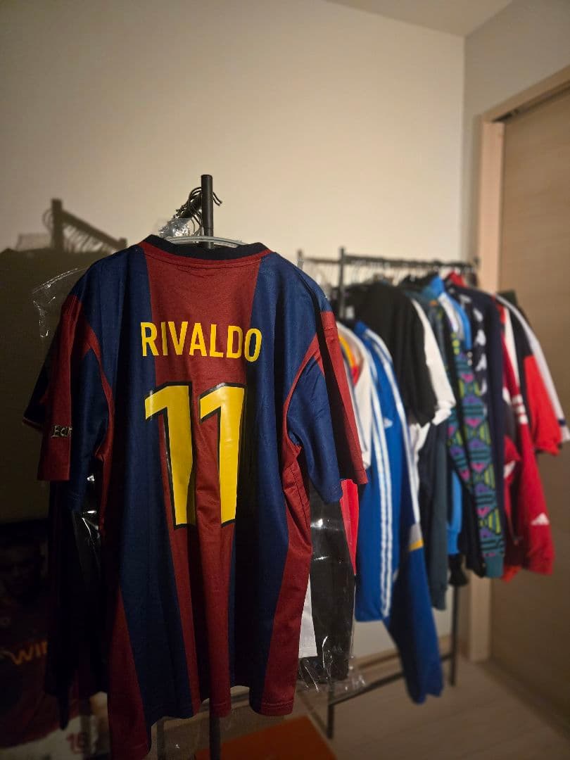 Vintage】バルセロナ 98-99 復刻レプリカ ユニ リバウド