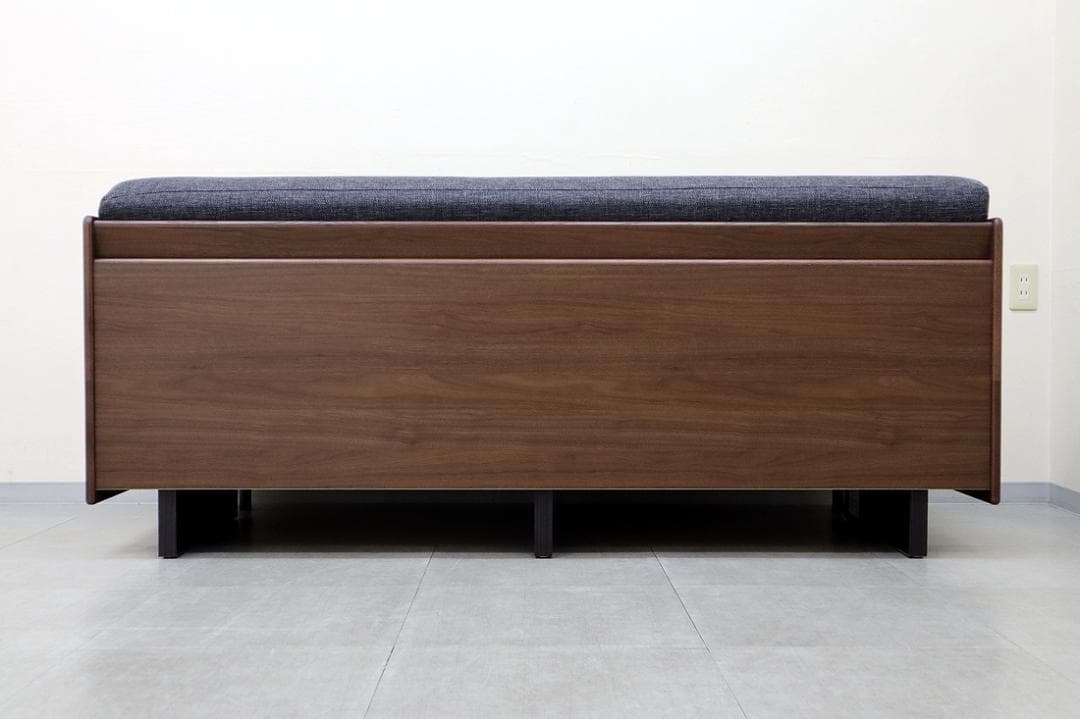 美品 モーブル リテリー ペース ごろ寝ソファ オーク材 ソファベッド 3人掛け