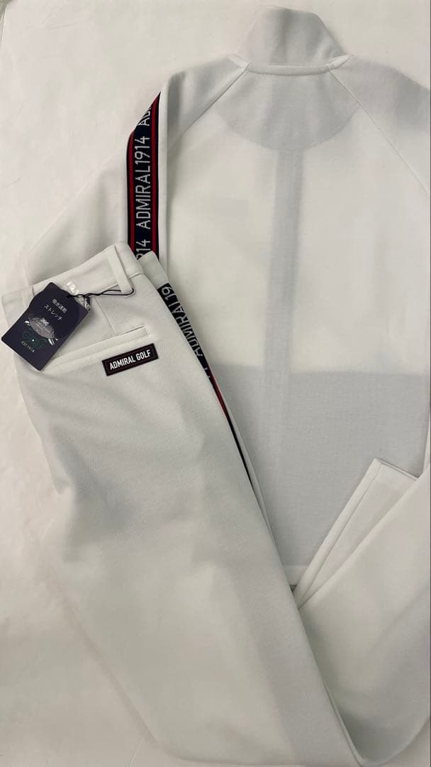 ADMIARL GOLF ジャケットとパンツセット Mサイズ ホワイト