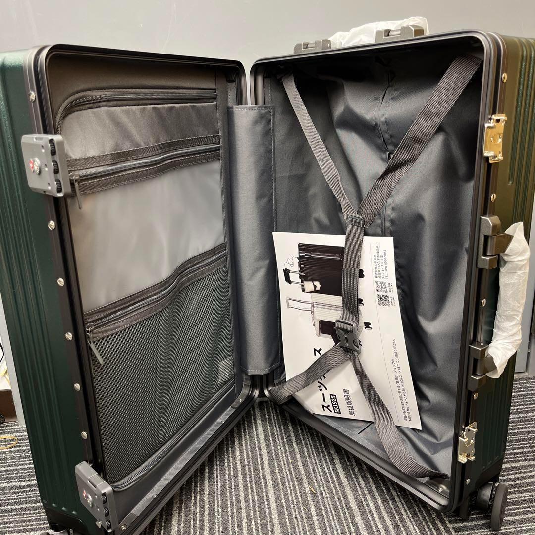 [魔法小屋] スーツケース 前開き 旅行出張 3-5泊(Sサイズ 45L）