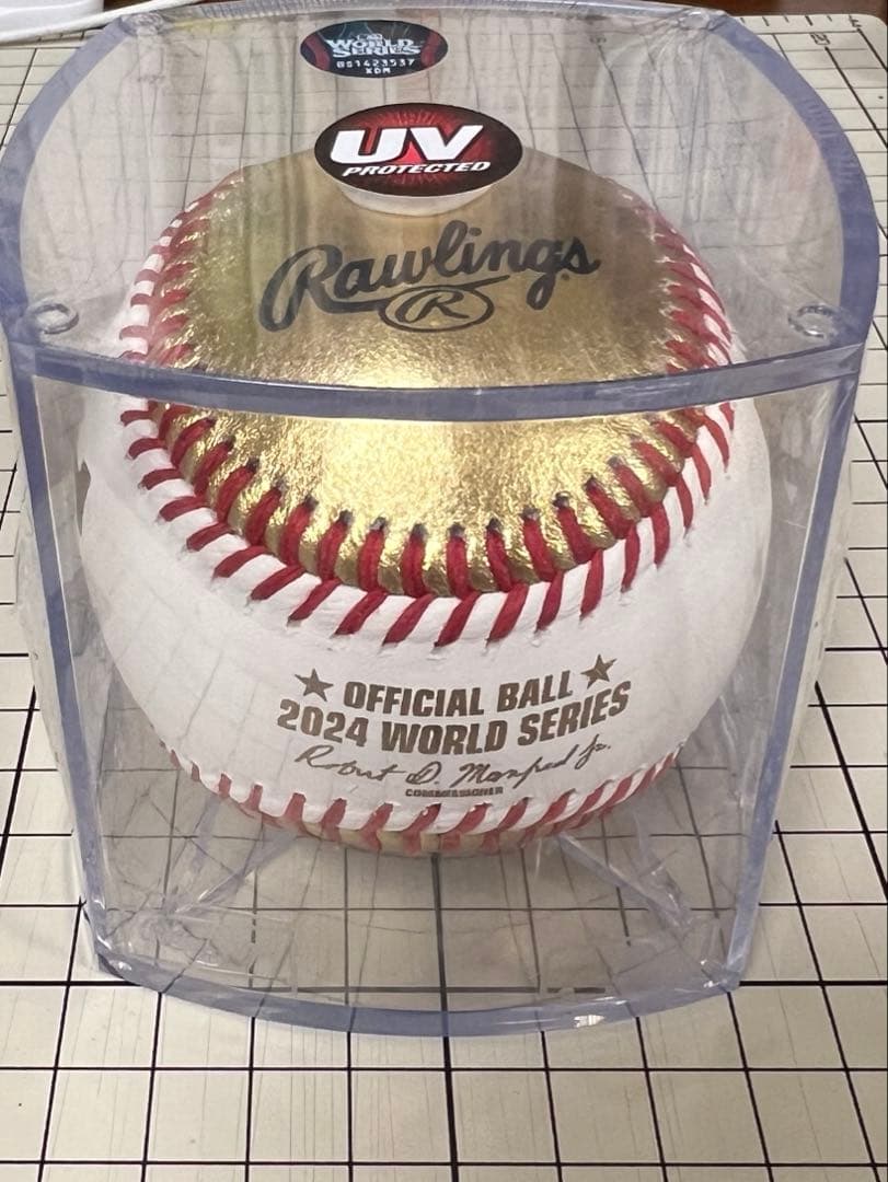ワールドシリーズ2024 記念ボールセット　ゴールド　大谷・ジャッジプリント