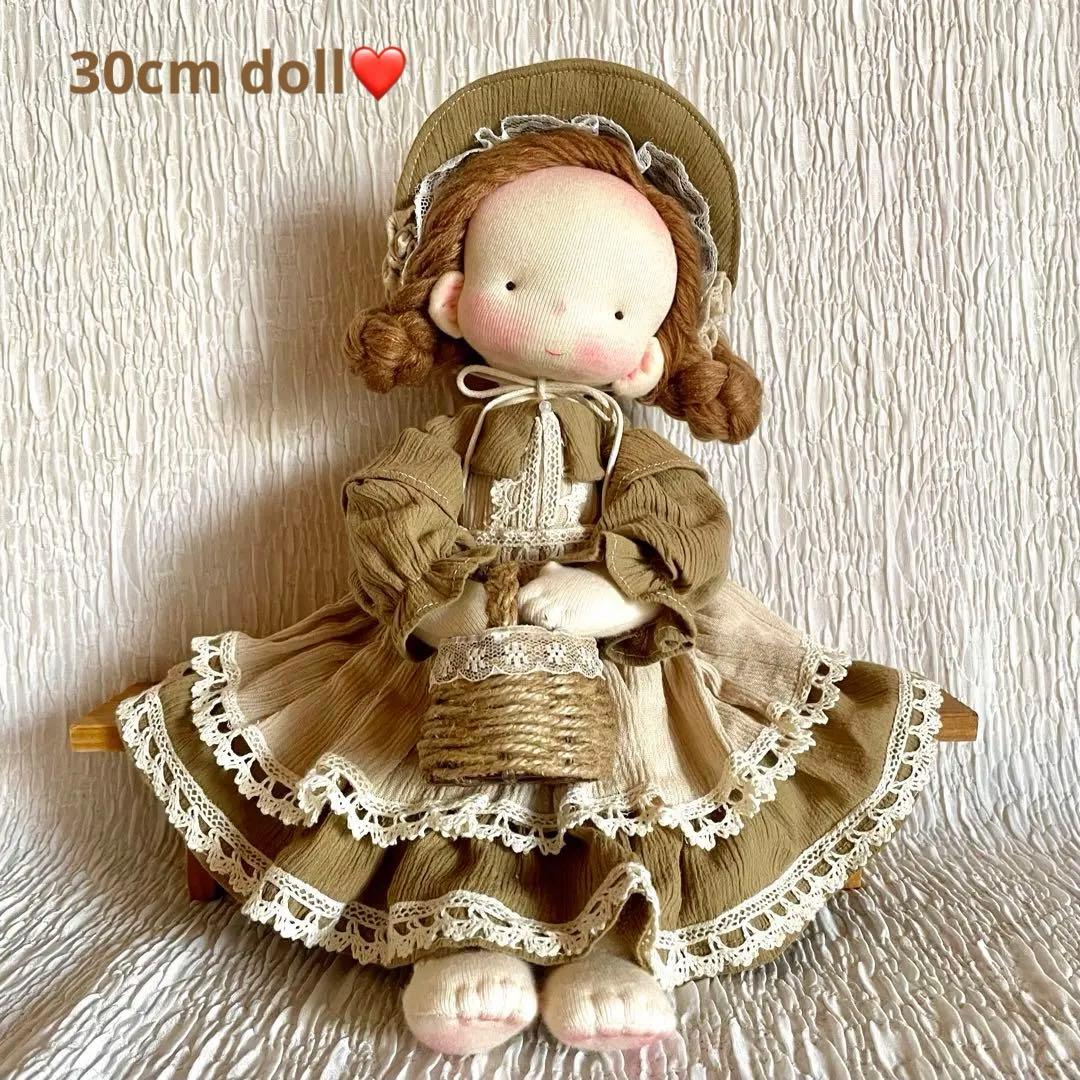 ♡30cmの女の子♡ウォルドルフ人形 #首1cm - メルカリ