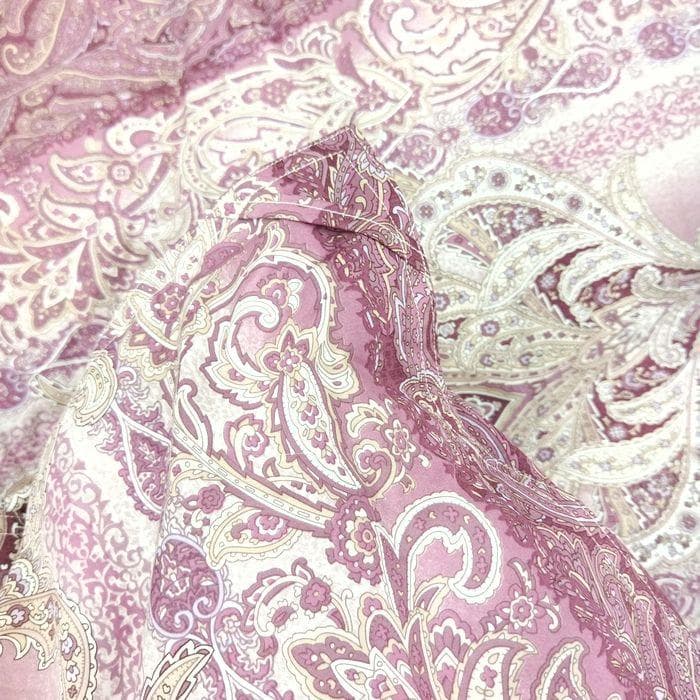 増量　羽毛布団　シングルロング　1.3㎏　グースダウン93％　日本製　ペイズリー