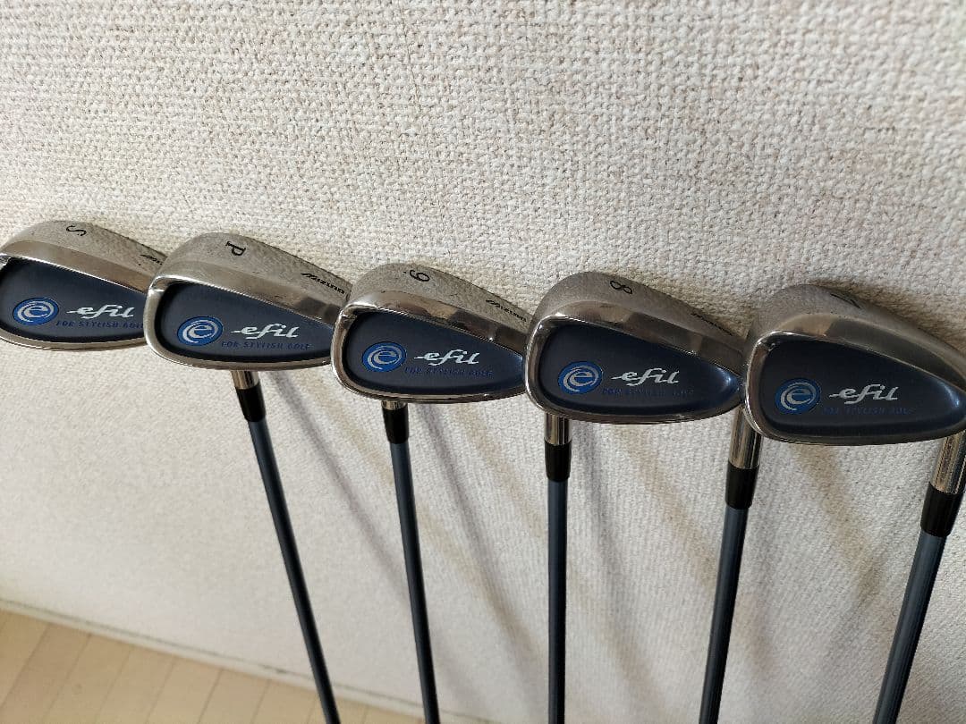 ミズノ　efil レディース ゴルフクラブ10本セット　キャディーバッグ付
