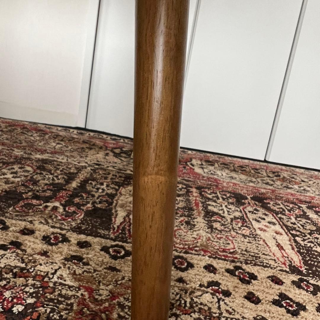 ダイニングテーブル 正方形 750mm ミッドセンチュリー ウォルナット 机