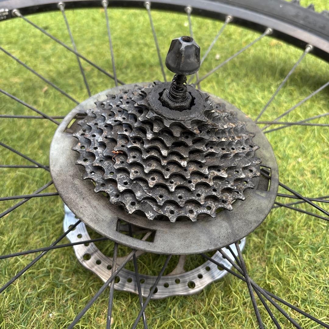 【WTB】26インチ 完組ホイール 前後セット 9速