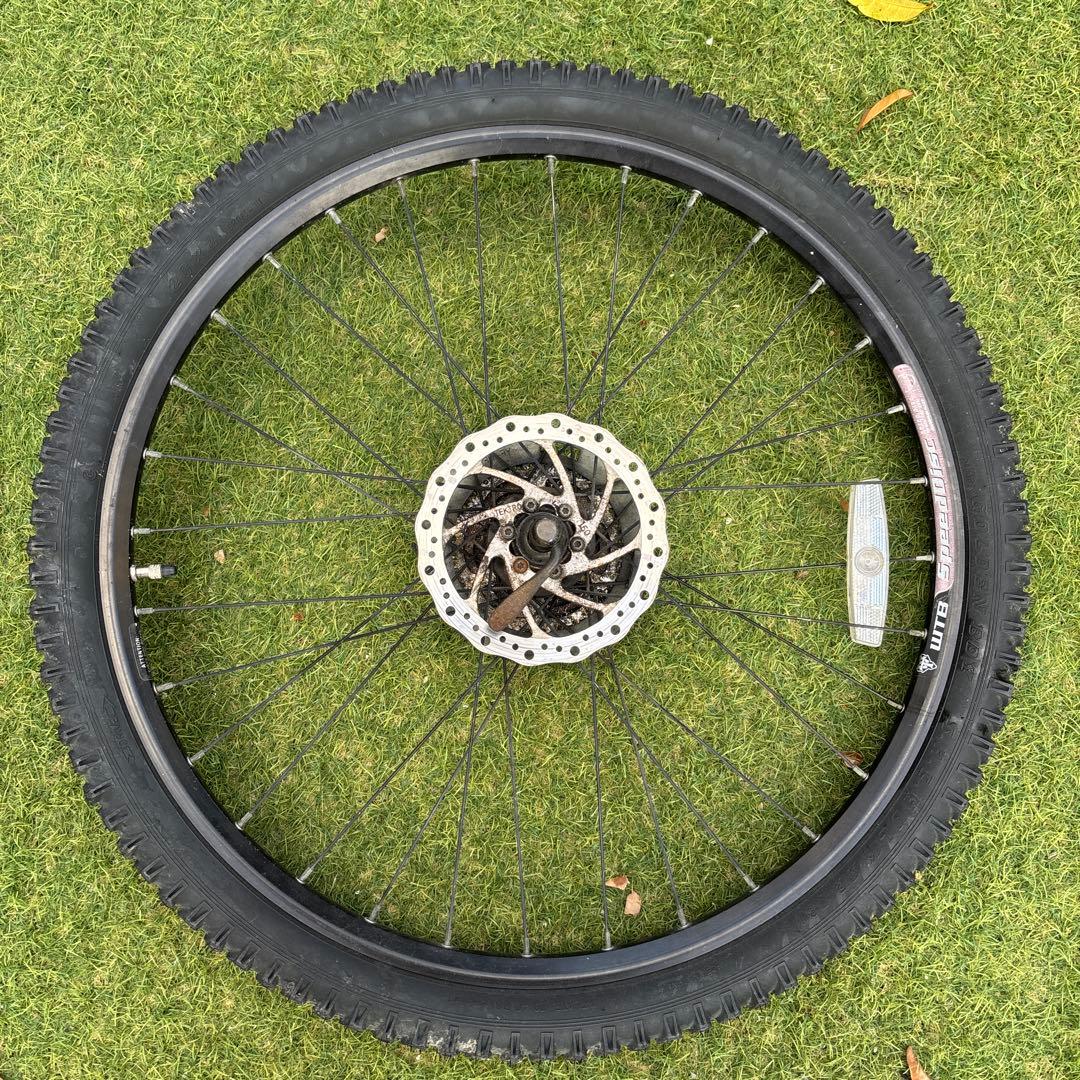 【WTB】26インチ 完組ホイール 前後セット 9速