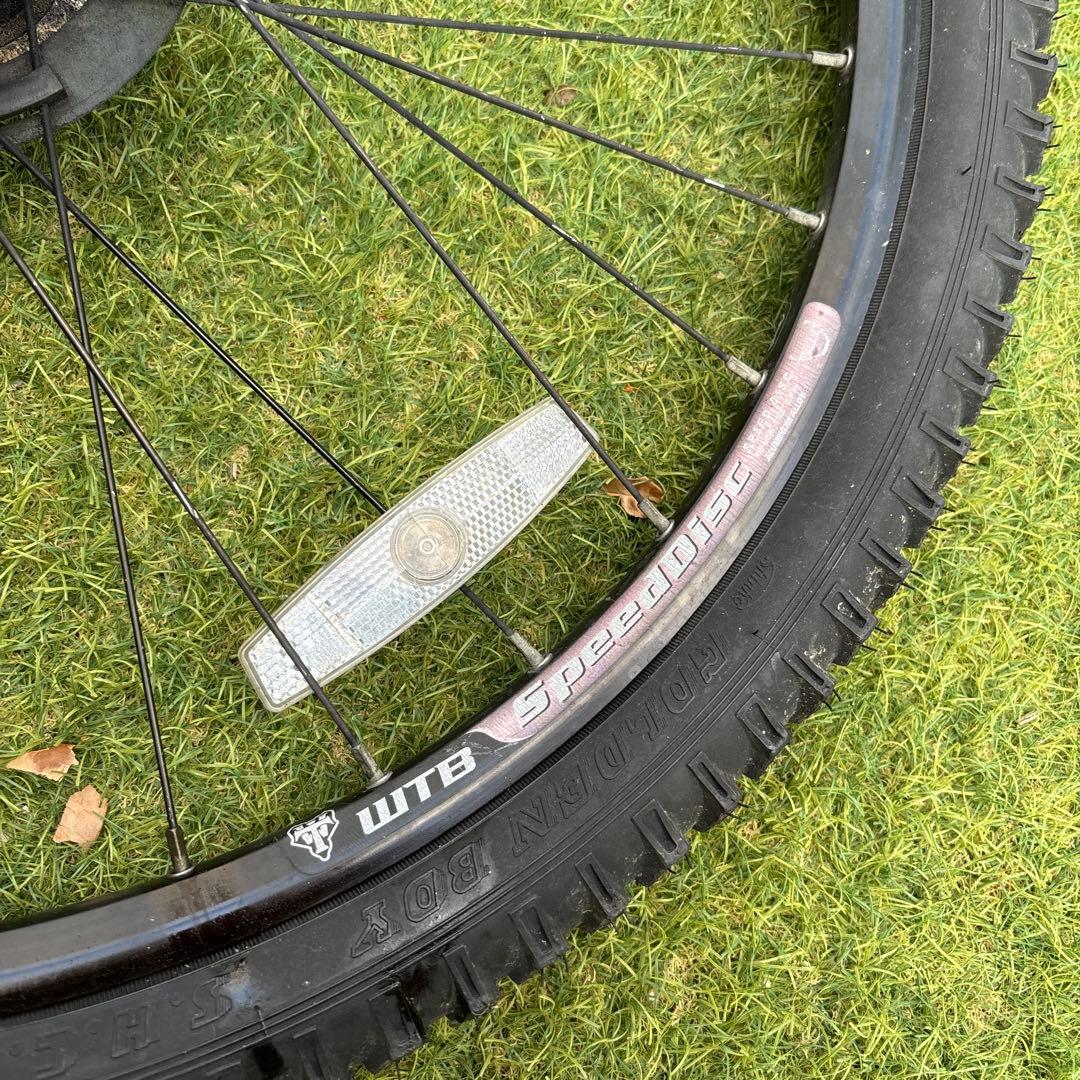 【WTB】26インチ 完組ホイール 前後セット 9速