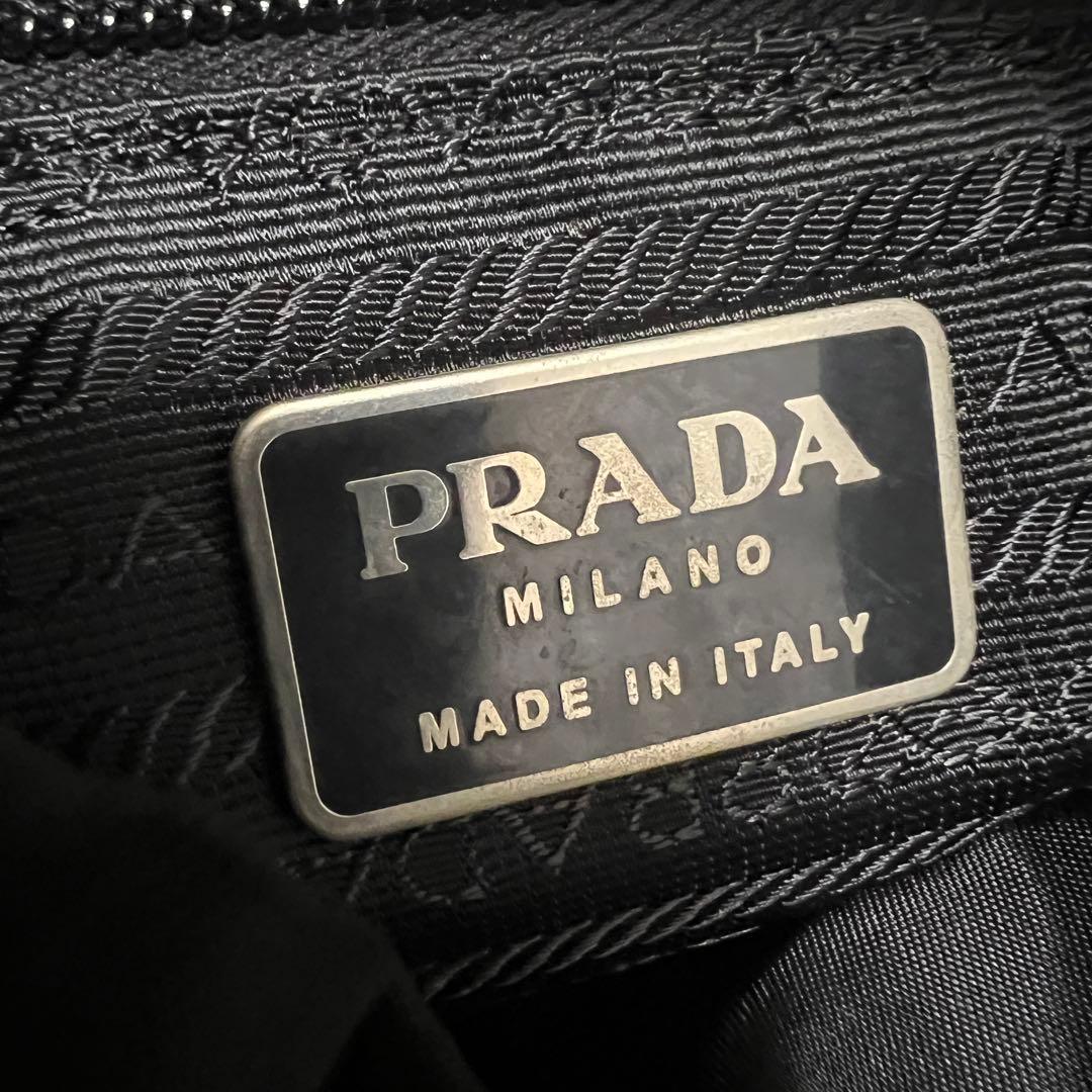 PRADA プラダ リュック バックパック 三角ロゴ ナイロン ブラック