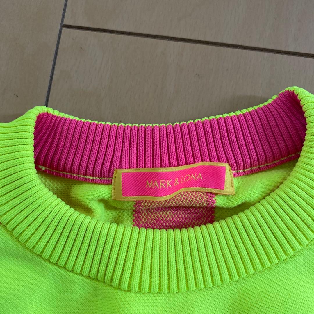 MARK & LONA 蛍光グリーン スウェット MARK LONA 蛍光グリーン www