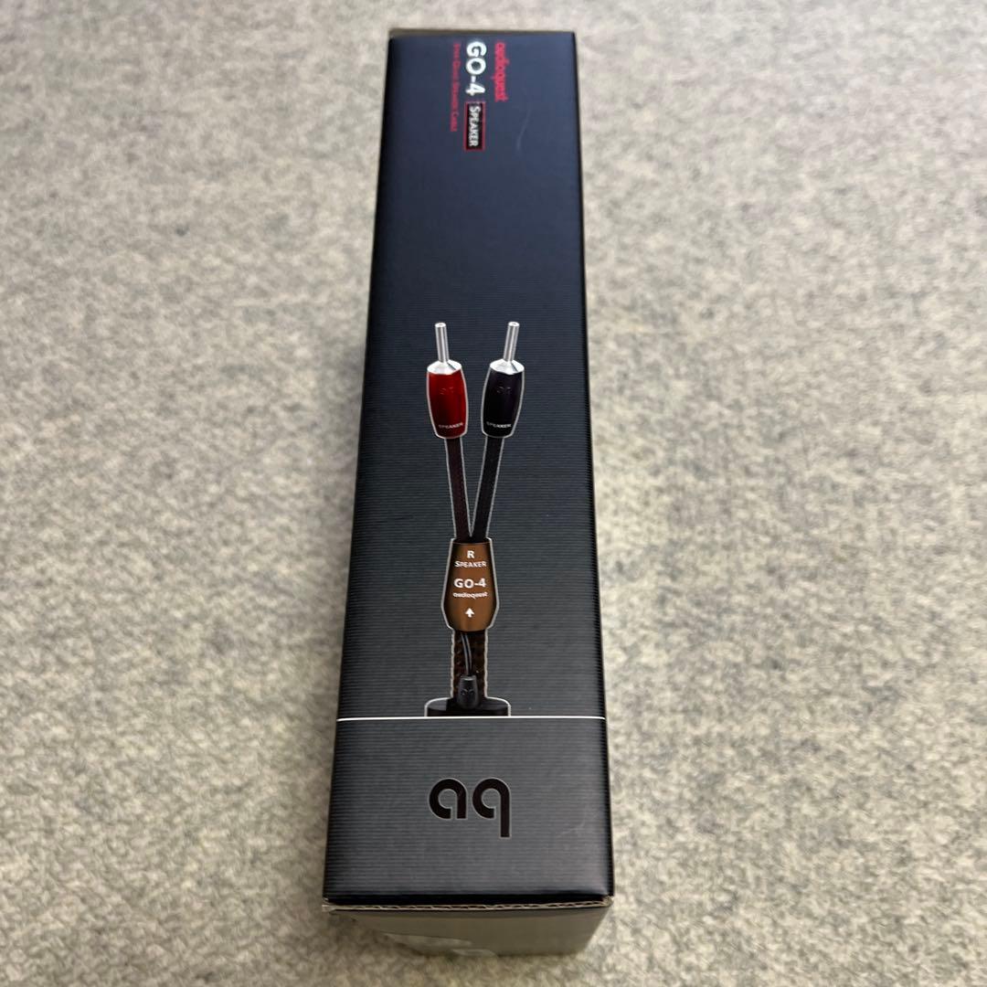 AudioQuest GO-4 スピーカーケーブル　ほぼ未使用です。
