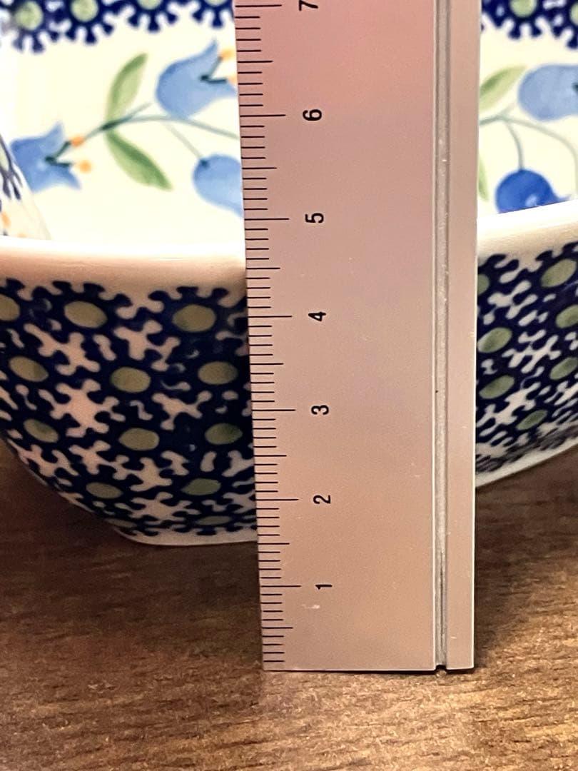 ➀ポーランド食器☆ ポーリッシュポタリー☆リンゴボウルブルー☆大小2