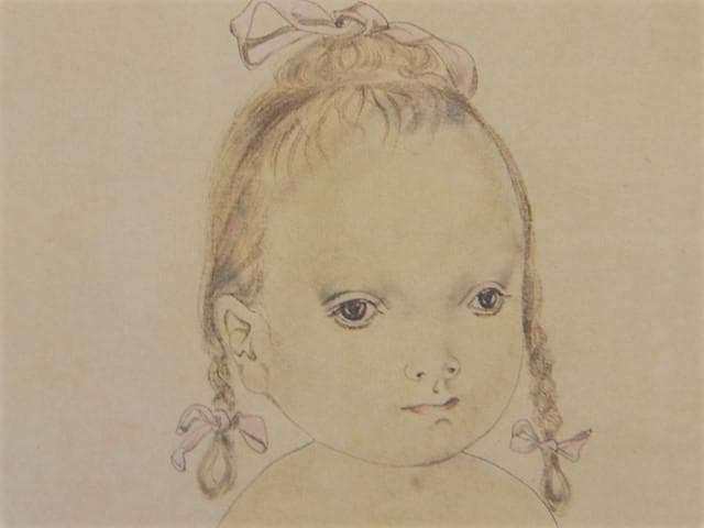 藤田嗣治【JEUNE FILLE A LA ROBE BLEUE】 - メルカリ