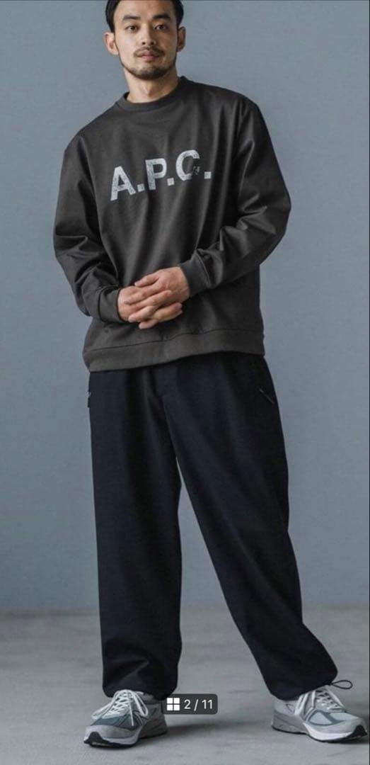 A.P.C. アーペーセー　スウェット　ロングスリーブ　シャツ 　エディフィス