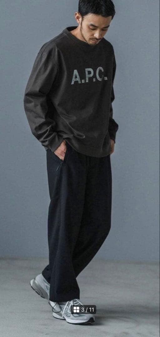 A.P.C. アーペーセー　スウェット　ロングスリーブ　シャツ 　エディフィス