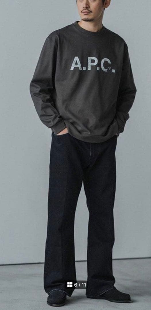 A.P.C. アーペーセー　スウェット　ロングスリーブ　シャツ 　エディフィス