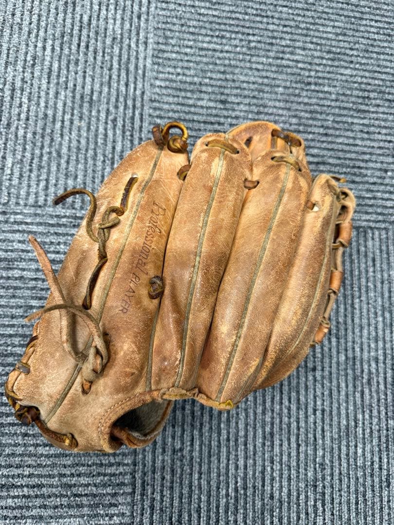 ☆旧ロゴ布タグ☆久保田スラッガー 野球グローブ レトロ硬式用