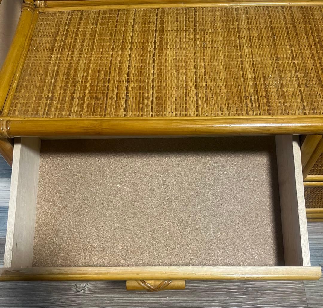 ラタン 籐 チェスト (引取の場合値下げさせて頂きます)