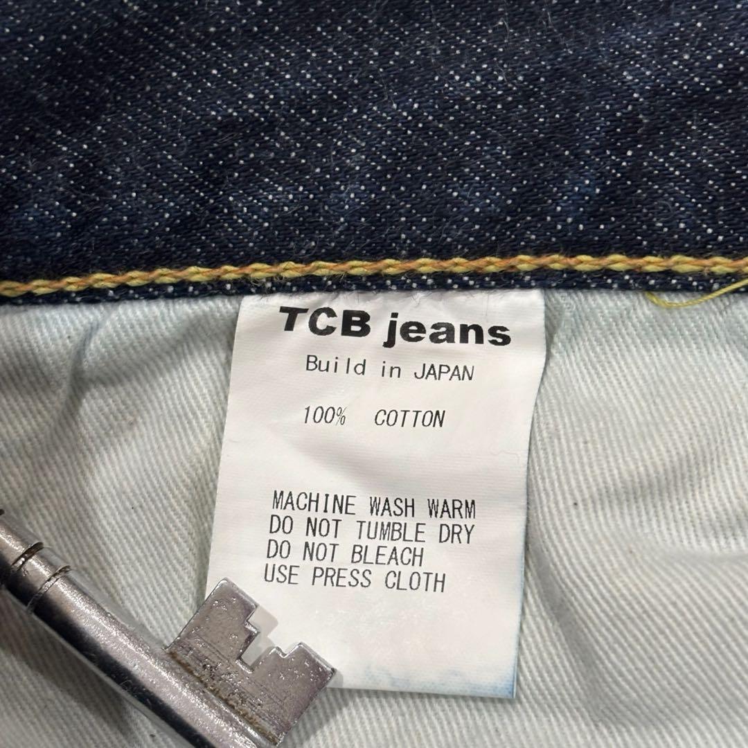 美品●TCB jeans Slim 50's T 13.5oz W31 濃紺