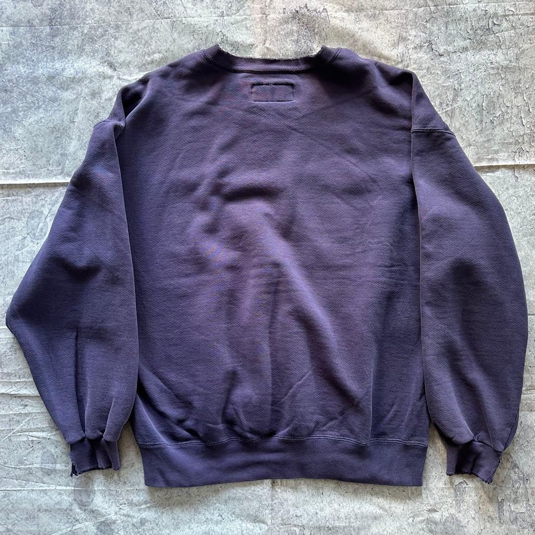 90s】茄子紺 RUSSELL HIGHCOTTON USA製 無地スウェット