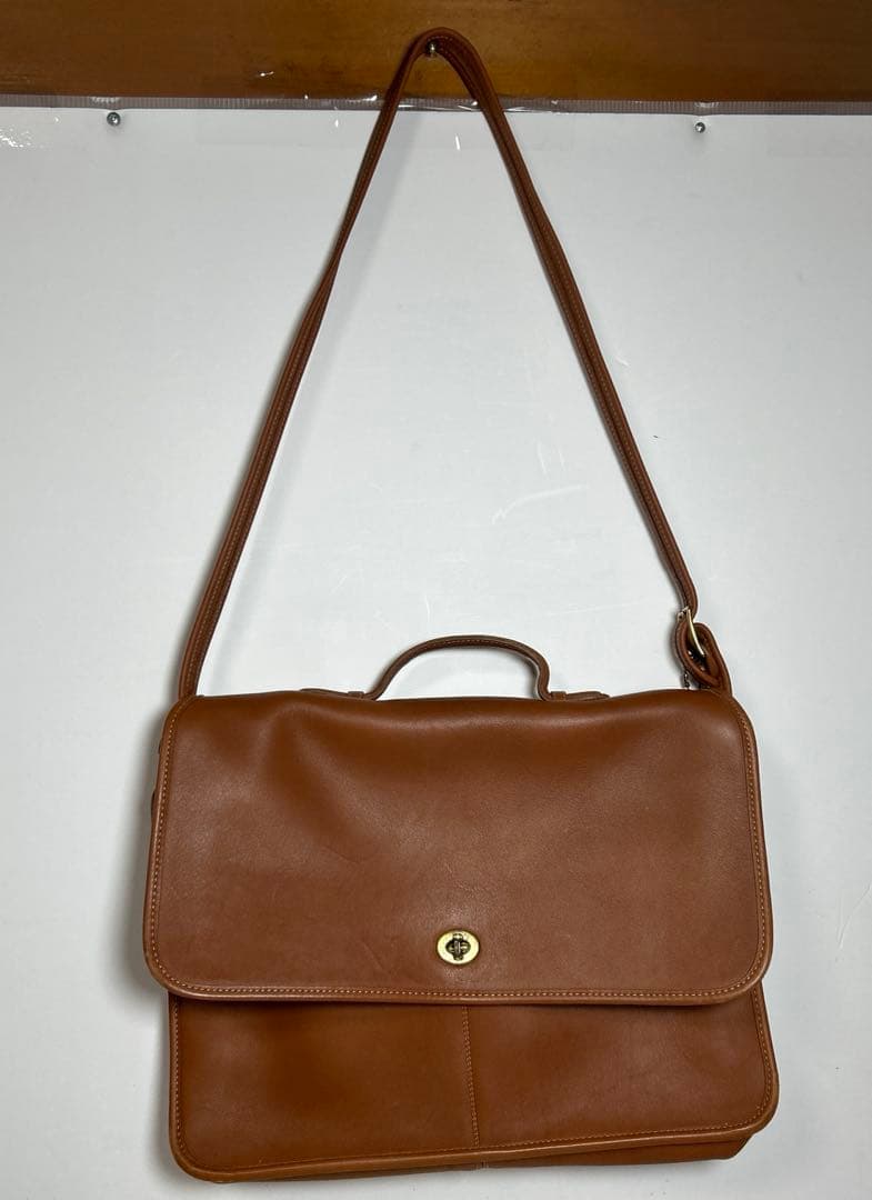 コーチ COACH ★オールドコーチ レザー ショルダーバッグ USA製 箱