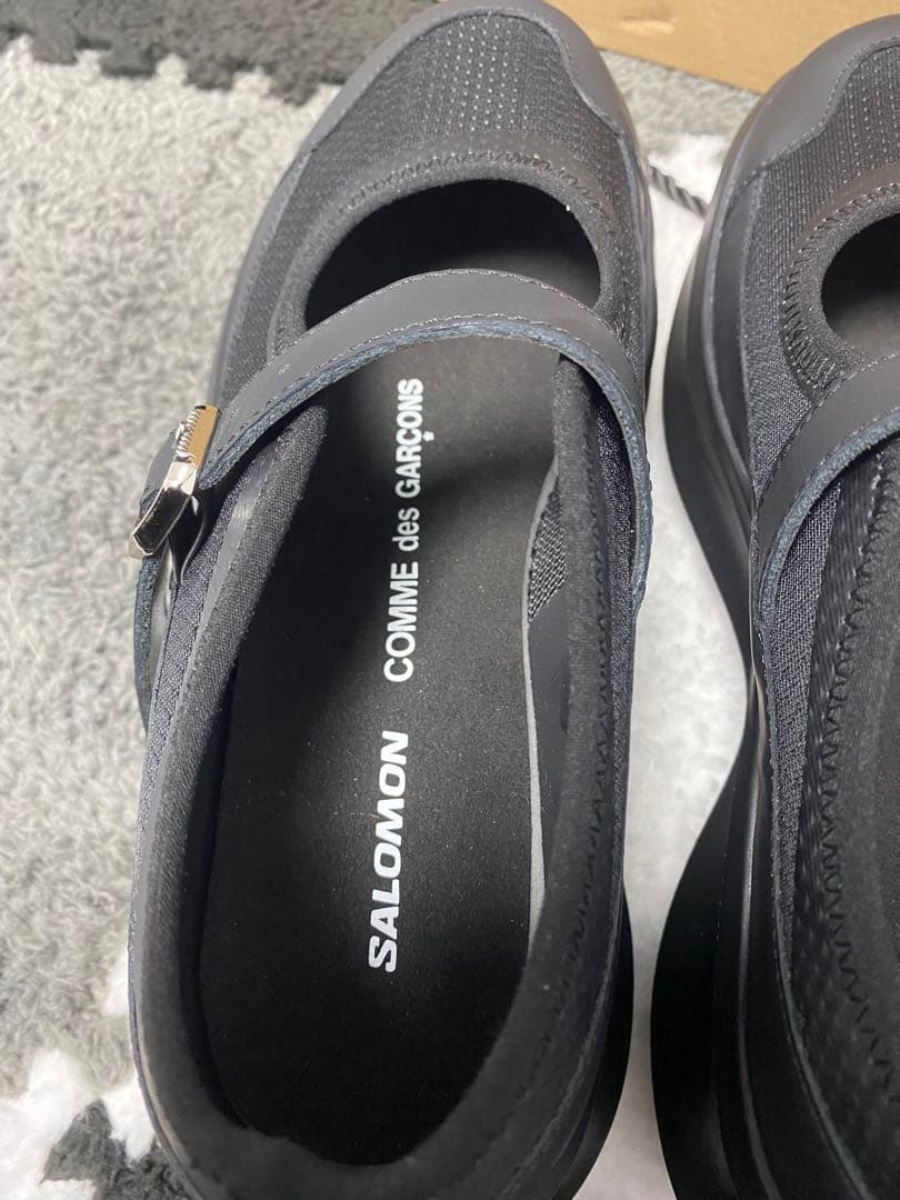 SALOMON COMME DES GARCONS ブラック スニーカー