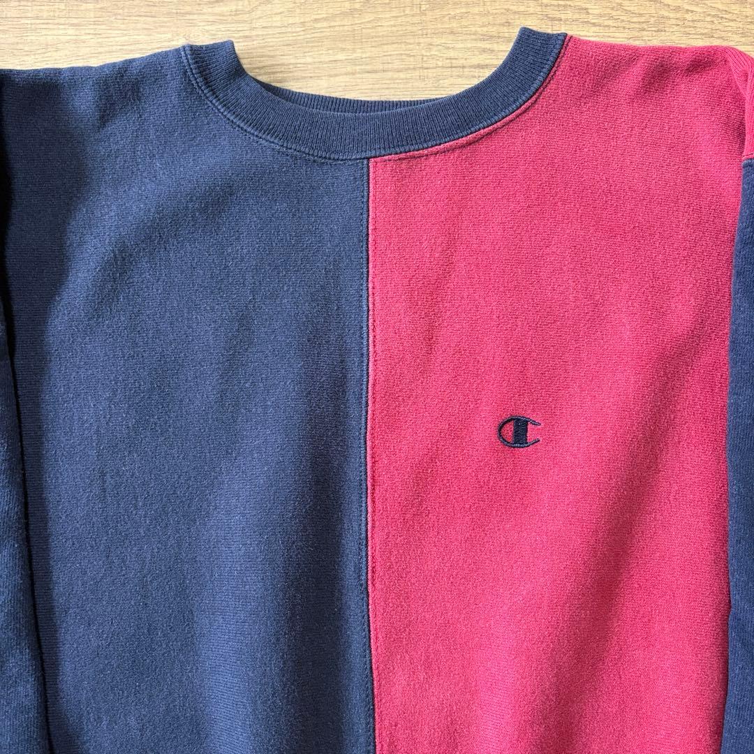 【珍ピオン】 チャンピオン 90s USA製 リバースウィーブ XL クレイジー