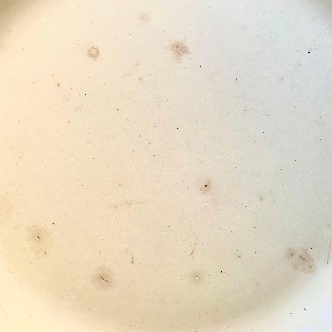 スワン　オクトゴナルプレート　シャンティ19世紀フランスアンティーク