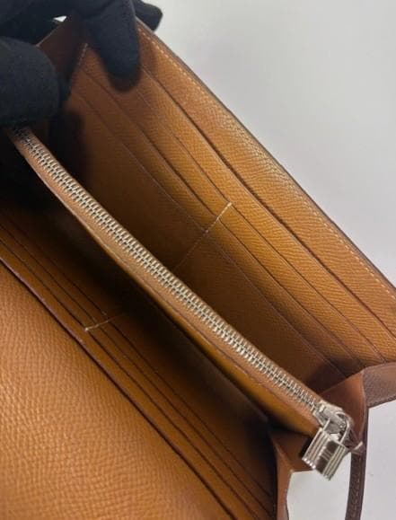 ◇HERMES◇エルメス◇ケリーウォレット 財布 ゴールド×シルバー金具