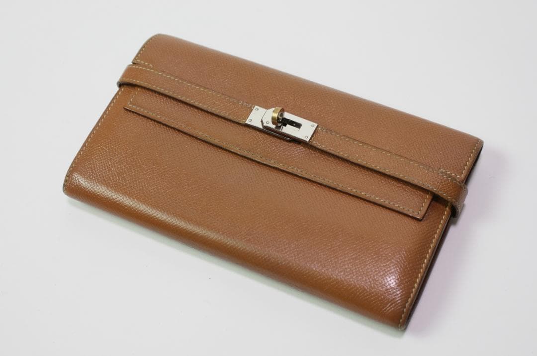 ◇HERMES◇エルメス◇ケリーウォレット 財布 ゴールド×シルバー金具