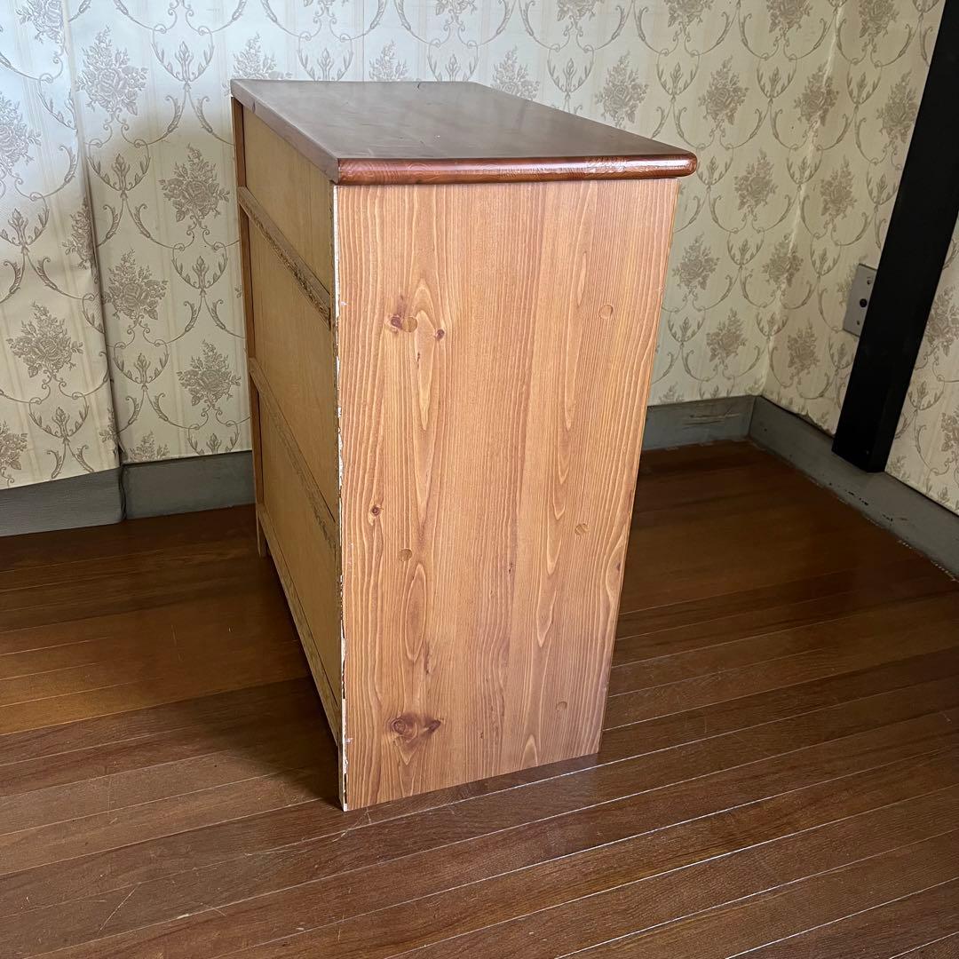 【アンティーク】③ 木製 チェスト キャビネット 5杯 収納棚 箪笥 北欧レトロ