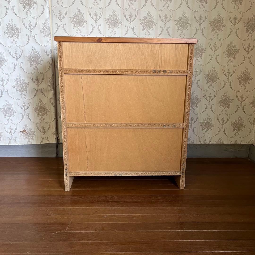 【アンティーク】③ 木製 チェスト キャビネット 5杯 収納棚 箪笥 北欧レトロ