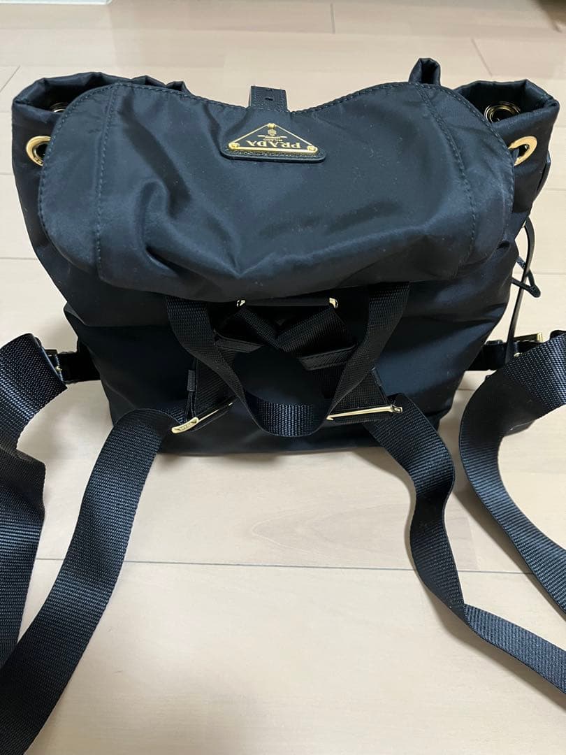 土日削除　プラダ　PRADA バックパック　リュック　ブラック　スモール　未使用