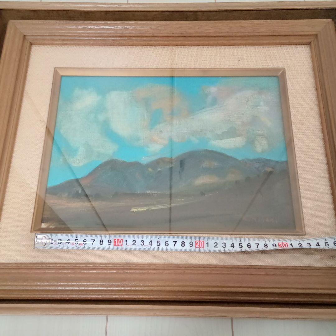 【真作】宮木薫（国画会）「雲立ちぬ」 4号