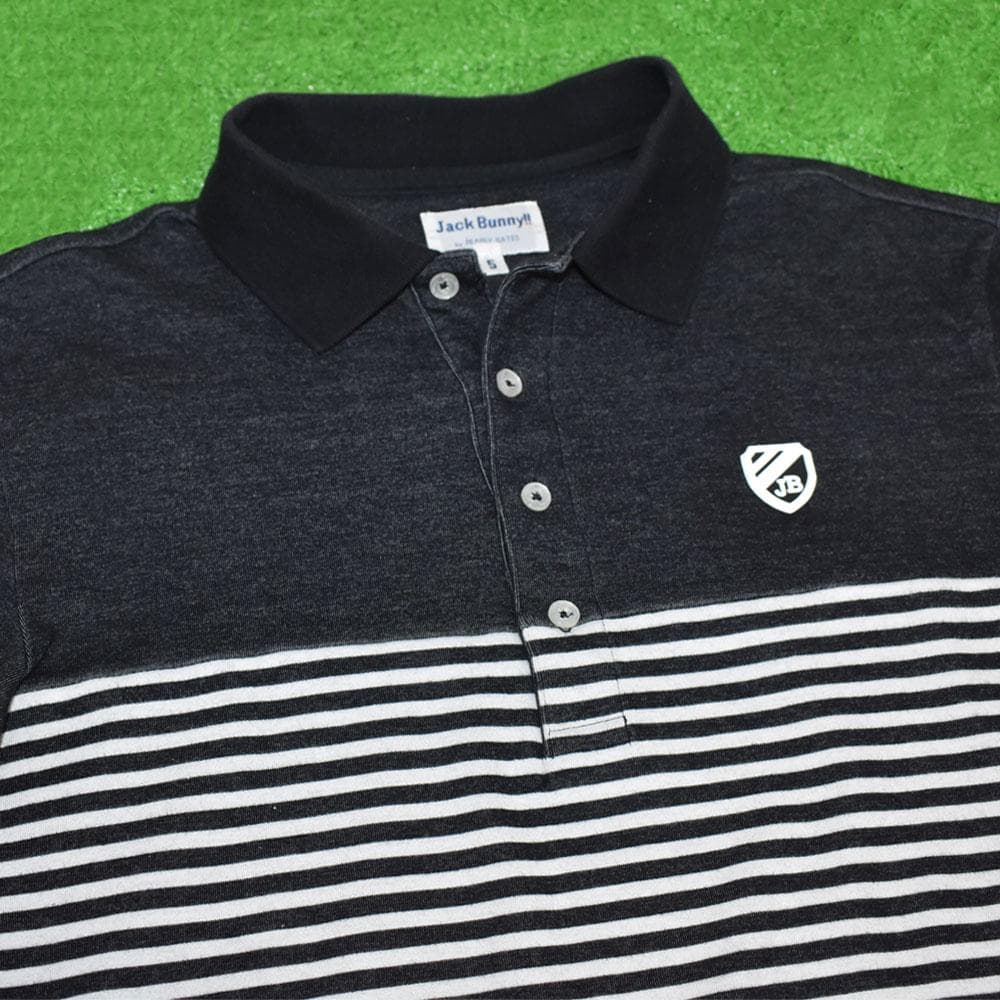 イ*グ様 Jack Bunny!! ジャックバニー 長袖ポロシャツ【ボーダー/5