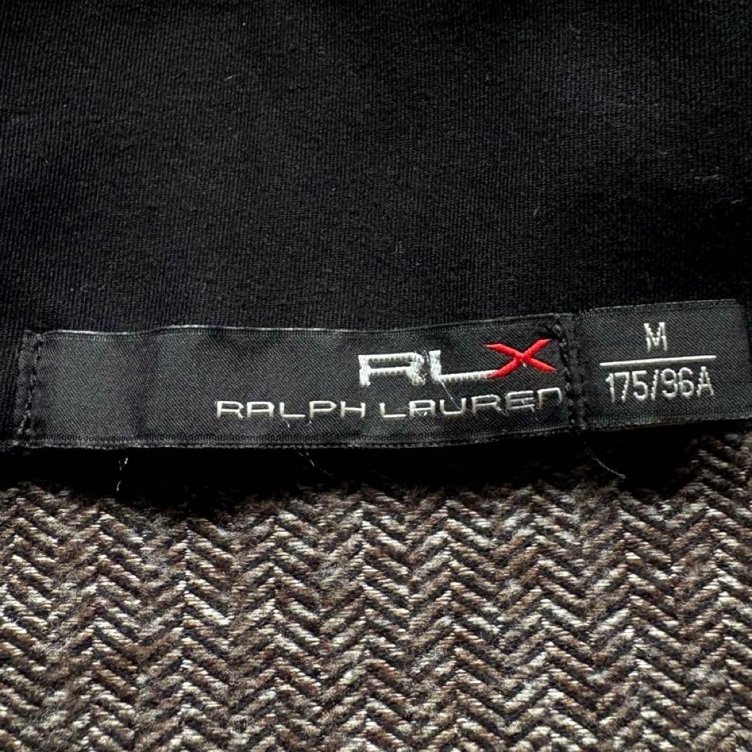 ★L相当★ ラルフローレン ゴルフ ヘリンボーン ハーフジップ ストレッチ 灰色