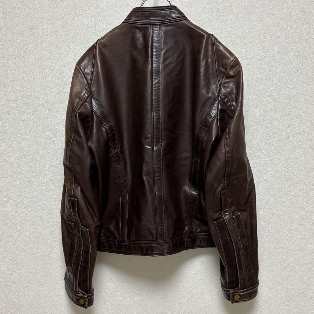 DSQUARED2ディースクエアード　レザーライダースジャケット イタリア製