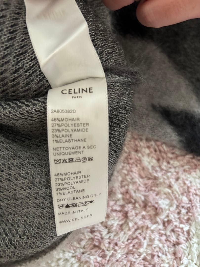 CELINE アーガルモヘアニットセーター XL 19A/W