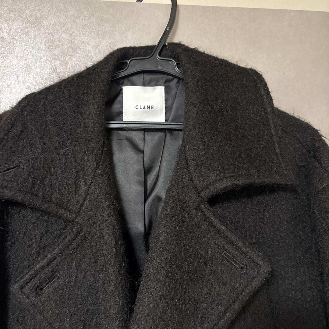 CLANE ブラック ロングコート サイズ0 販売 中