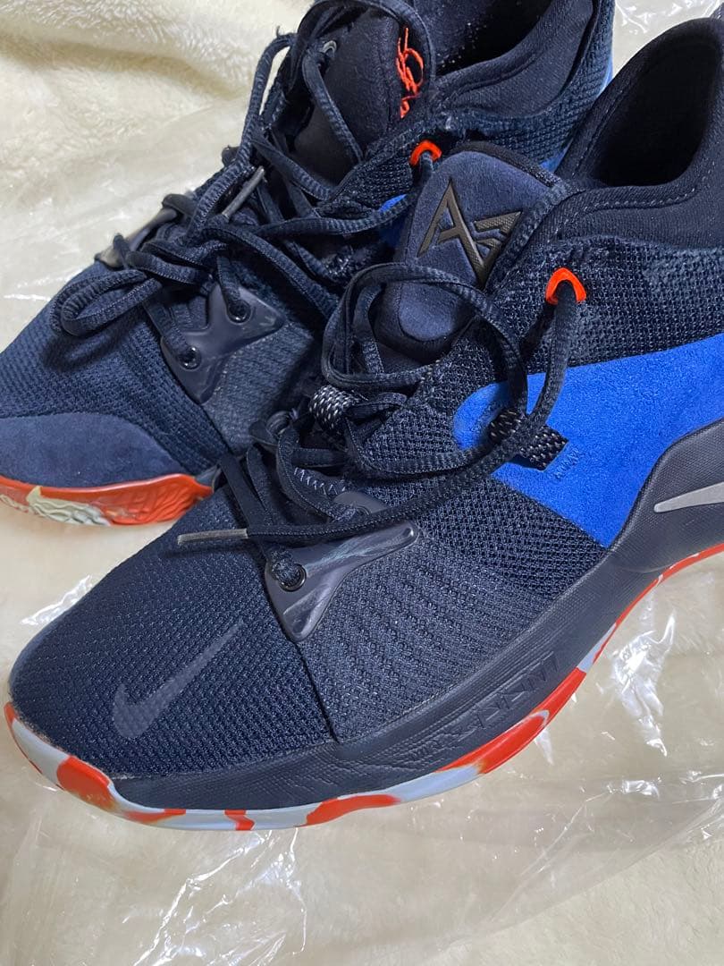 激レア！PG2 EP NIKEバスケットボールシューズ ネイビー ブルー